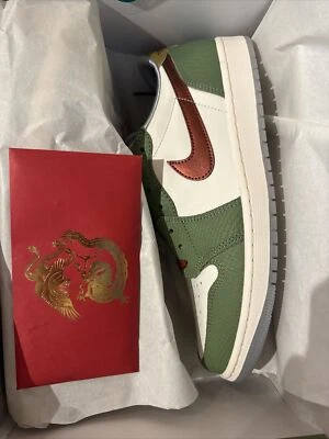 Talla 11.5 Air Jordan 1 Retro OG Bajo Año del Dragón, DEADSTOCK Foto 1 de 4