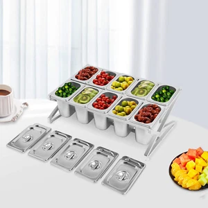 Spice Rack, Inclined Expandable Spice Rack Set, Countertop Condiment Holder - Picture 1 of 11