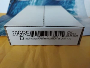 2020 D American Innovation $1 Gerber Variable Scale Connecticut 25-Coin Roll - Picture 1 of 3