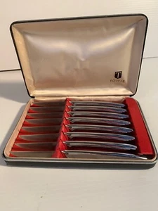 Towle 8 piece stainless knife set made in USA - Picture 1 of 9