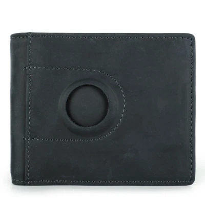 Mens Airtag Wallet Genuine Leather Credit Card Money Airtag Holder Air Tag Case - Image 1 of 4