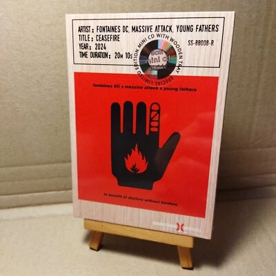 Fontaines DC, Massive Attack,  Young Fathers - Ceasefire [RED] (Wood Box) — 第 1/3 张图片