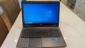 HP Z-Book laptop computer 15 inch screen, 32 Gb of RAM, a 256 Gb SSD, Windows 10 - Picture 1 of 9