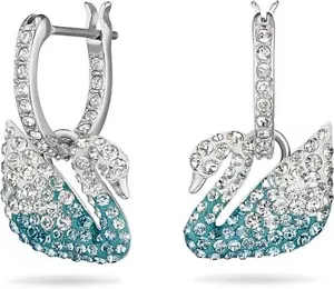 Swarovski Crystal ICONIC SWAN Pierced Earrings 5512577 - Picture 1 of 1