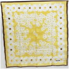 Authentic Moschino Silk Scarf Yellow Used AB Rank MOSCHINO | Ladies For