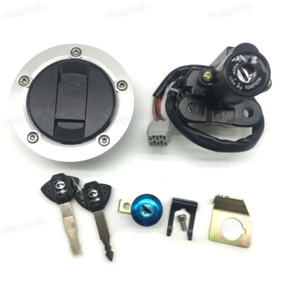 Fit For Suzuki GSXR600/750/1000 2006-2022 Ignition Switch Fuel Gas Cap Lock Set - Image 1 of 4