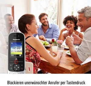 Panasonic KX-TGH710 DECT-Telefon Perleffekt Anrufer-ID - Zdjęcie 1 z 4