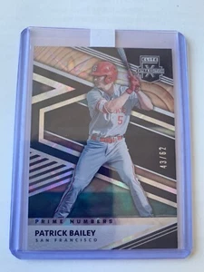2020 Panini Elite Extra Edition Prime Numbers #D /62 Patrick Bailey #13 SSP - Picture 1 of 2