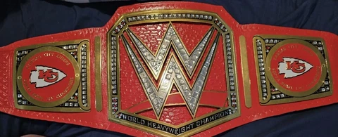 Kansas City Chiefs Super Bowl Championship Belt American Football NFL 2mm Brass Cover