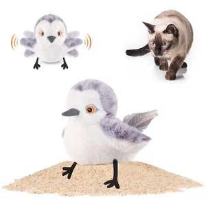 Cat Toys Flapping Bird Touch Activated Rechargeable Kitten Toy - Picture 1 of 8