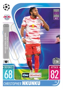 ✅ Topps Match Attax Champions League On Demand 2021/22 #16 Christopher Nkunku - Foto 1 di 1