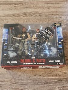 AEW Exploding Barb Wire Deathmatch Moxley Omega Ringside Collectibles Exclusive!