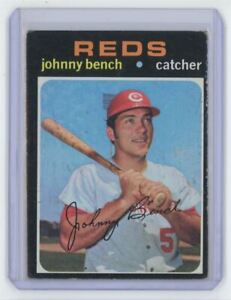 1971 Topps Johnny Bench Cincinnati Reds #250