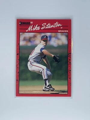 1990 Donruss - #508 Mike Stanton (RC) - Atlanta Braves - Image 1 of 4