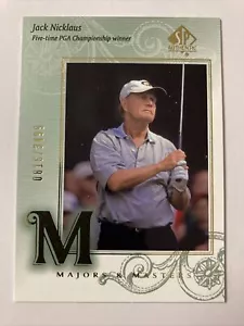 Jack Nicklaus 2002 Upper Deck SP Autentico Majors & Masters /3499 #122 (2001) - Foto 1 di 2