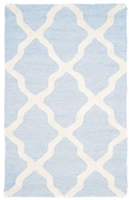 Safavieh Cambridge LIGHT BLUE Wool Area Rug 2' 6 x 4' - CAM121A-4 - Image 1 of 2