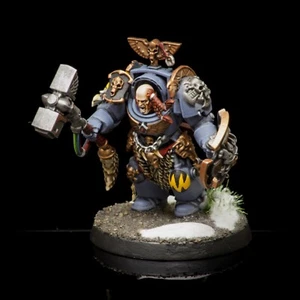 Pro Painted Warhammer 40k Space Wolves Terminator - Picture 1 of 6