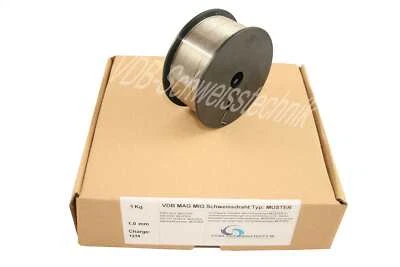 VDB MAG Schweissdraht 4430 0,8 mm 1 Kg D100 Edelstahl ER 316 V4A VA MIG CrNi Spule