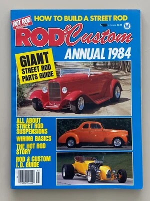 1984 HOT ROD MAGAZINE ROD & CUSTOM ANNUAL Roadster Highboy Deuce Coupe Chevy - Image 1 of 4