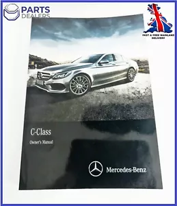 GENUINE MERCEDES C-CLASS 2014-2021 W205 OWNERS MANUAL HANDBOOK NAVI AUDIO BOOK - Picture 1 of 9