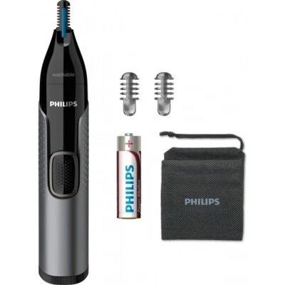 Rasoio uomo rifinitore naso/orecchie 2in1 PHILIPS NT3650/16 a batteria - Immagine 1 di 4