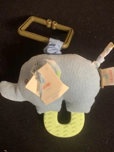 Baby Gund 59180 Vibrating Pull Town Teether Toy Elephant Toy  - Picture 1 of 2