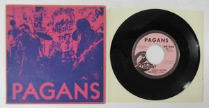 SIGNED by MIKE HUDSON! PAGANS "Street Where Nobody Lives" 7" 1978 Drome 1st RARE - Foto 1 di 6