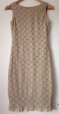 QVC Ronni Nicole 'O So Slim' Sleeveless Stretch Lace Dress Size 8 Bnwt - Image 1 of 4