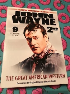 John Wayne - The Great American Western (DVD, 2003, 9 Feature Films) *NEW* - Imagen 1 de 5