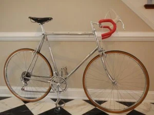 ALL-CHROME CUSTOM FRANKLIN Campagnolo Campy Columbus SP Steel Bicycle Bike Cycle - Picture 1 of 12