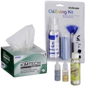 Microscope Operation and Maintenance Kit - Immersion Oil & Cleaning Package - Picture 1 of 6