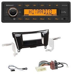 Continental 1DIN USB AUX MP3 Autoradio für Nissan X-Trail 2014-2022 Klavierlack - Bild 1 von 6