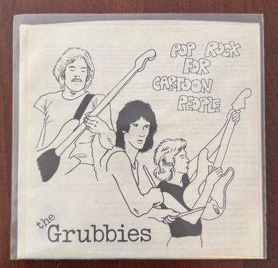 THE GRUBBIES 1980 New Haven punk/pop band POP ROCK FOR CARTOON PEOPLE - Rare! - Image 1 of 3