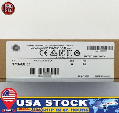 New Factory Sealed AB 1756-OB32 SER A ControlLogix 32 Point D/O Module 1756OB32 - Image 1 of 2