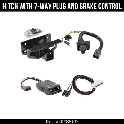 Control de freno Reese enganche remolque paquete para 03-08 Dodge Ram 1500 03-09 2500 3500 44603 Foto 1 de 4