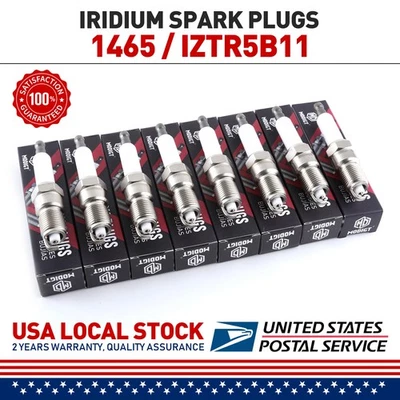 Set Of 8 Ceramic Iridium Spark Plugs For 2008 Pontiac G8 6.0L V8 1465 IZTR5B11 — 第 1/4 张图片