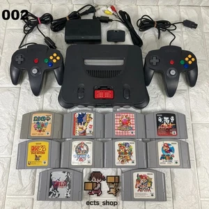 N64 Nintendo 64 Console 2 Controller gemaes 10 Region USA & Japan Expansion Pack - Picture 1 of 51