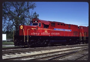 Original Slide - A&M Arkansas & Missouri 60 ALCO C420 Fort Smith AR 10-5-90 - Picture 1 of 1