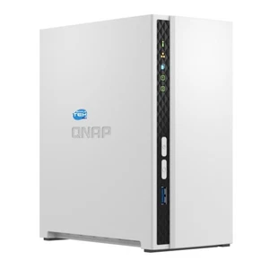 QNAP TS-233 NAS 2 Slot 3.5" White Quad Core Processor Enclosure USB LAN RJ-45 - Picture 1 of 5
