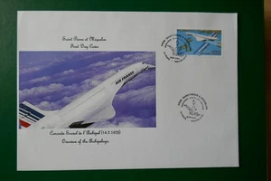 SPM/SAINT PIERRE ET MIQUELON FDC 2025 AIRPLANE "LE CONCORDE" - Picture 1 of 1
