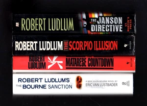 Robert Ludlum Lot 4 HCDJ alle 1st/1st Matarese, Janson. Skorpion, Bourne Sanktion - Bild 1 von 5