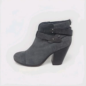 Botines de tacón con correa ajustable gris grada de trapo y hueso - para mujer 41 (10,5) - Imagen 1 de 15