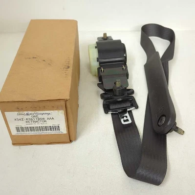 New OEM Ford RH Front Seat Belt Retractor 2000-2002 Escort Coupe Black NOS - Image 1 of 4