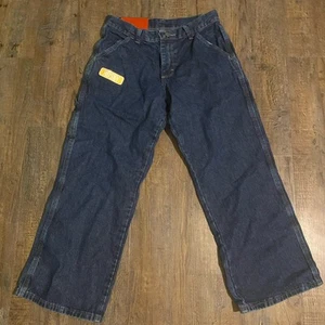 Wrangler Jeans Originals Carpenter loose Adjustable Waist Boys Size 10 Husky Y2K - Picture 1 of 10