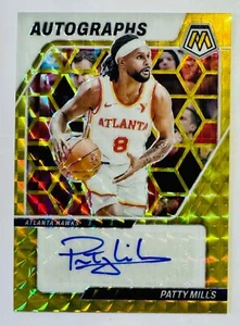 Patty Mills 2023-24 Panini Mosaic Gold Prizm Autograph Auto /10 - Picture 1 of 1