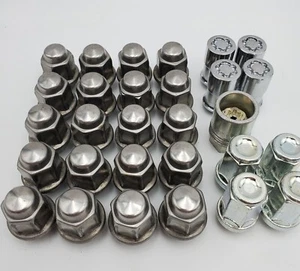 Ford Alloy Wheel Lug Nuts (20) Fits Expedition F-150 Navigator OEM + Locking LUG - Picture 1 of 6