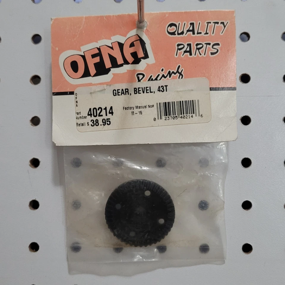 OFNA RACING 43 Tooth Diff Bevel Gear   #40214 OFNA TITAN Vintage NIP NOS - Image 1 of 1