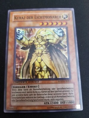 Yugioh! GERMAN Kuraz the Light Monarch LODT-ENSE1 Nm. FREE SHIP and BONUS!!! - Image 1 of 4