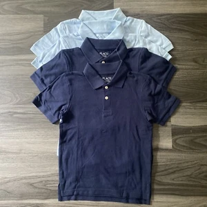 Boy’s School Uniform Polo Short Sleeve Lot Blue Small 5/6 Children’s Place - Picture 1 of 6