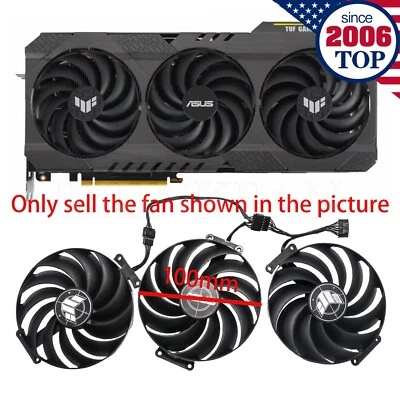 Graphics Card Cooling Fan for ASUS RTX 4080ti RTX 4090 TUF T129215BU Silent Fan - Image 1 of 3